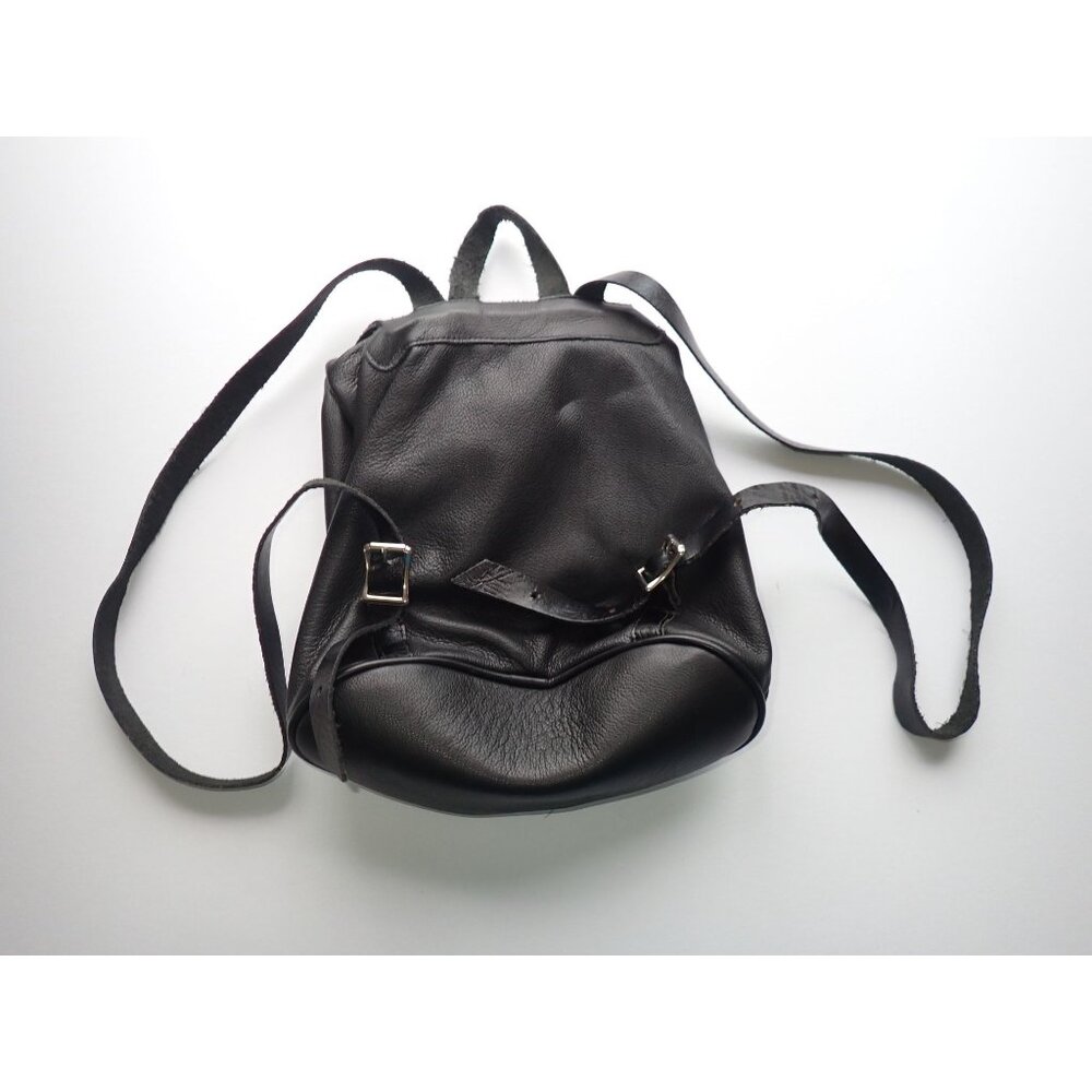 Harley Davidson Leather Back Pack Women Adjustable Shoulder Pebble Logo - Picture 6 of 6